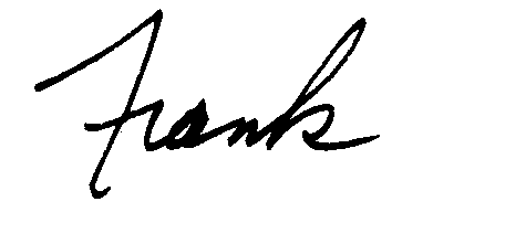 Frank Signature PNG