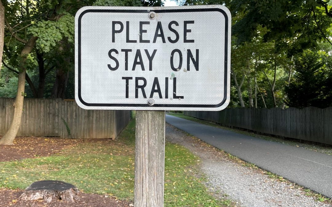 Please Stay on the Trail
